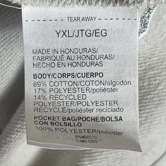 Under Armour Hoodie Youth Extra Large Off White Project Rock Pullover Mens NWT - Picture 12 of 15